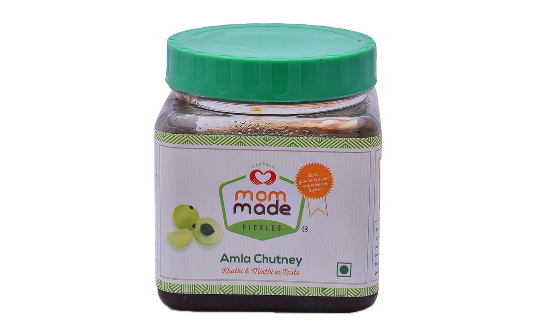 Mom Made Pickles Amla Chutney    Plastic Jar  500 grams